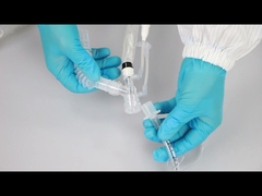 MCREAT 24H Y Piece Closed Suction System (डबल स्विवेल कोहनी, एमडीआई एडाप्टर में निर्मित)