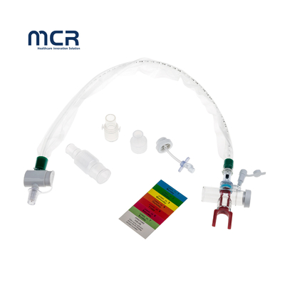 Class II Medical Instruments Clear and Convenient Closed System Suction Catheter