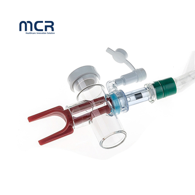 Class II Medical Instruments Clear and Convenient Closed System Suction Catheter