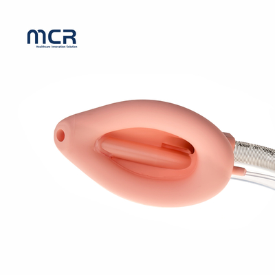 Preformed Disposable Double Lumen Laryngeal Mask Airway Silicone Curved