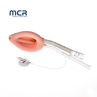Preformed Disposable Double Lumen Laryngeal Mask Airway Silicone Curved