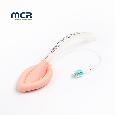 Disposable Silicone Curved Laryngeal Mask Airway With Soft Seal Cuff