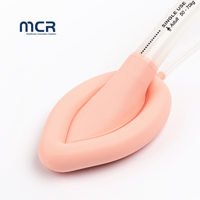 Disposable Silicone Curved Laryngeal Mask Airway With Soft Seal Cuff
