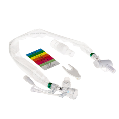 PVC Material Closed Suction System(Y-Piece) 24hours Tracheostomy 14Fr 300mm for Airway Management
