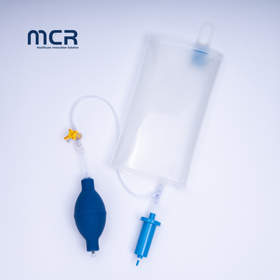 MCR 500/ 1000ml दबाव इन्फ्यूजन बैग दबाव संकेतक के साथ मोटी, टिकाऊ पॉलीयूरेथेन संरचना से बना
