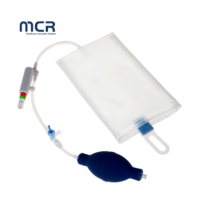अच्छी कीमत टीपीयू प्रेशर इन्फ्यूजन बैग 1000ml/500ml IV प्रेशर इन्फ्यूज़र बैग ऑनलाइन